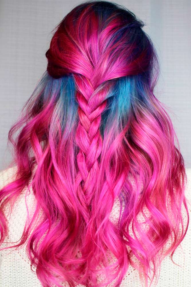 Hairstyles for Magenta Hair picture 3