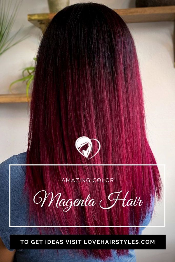 magenta purple hair dye