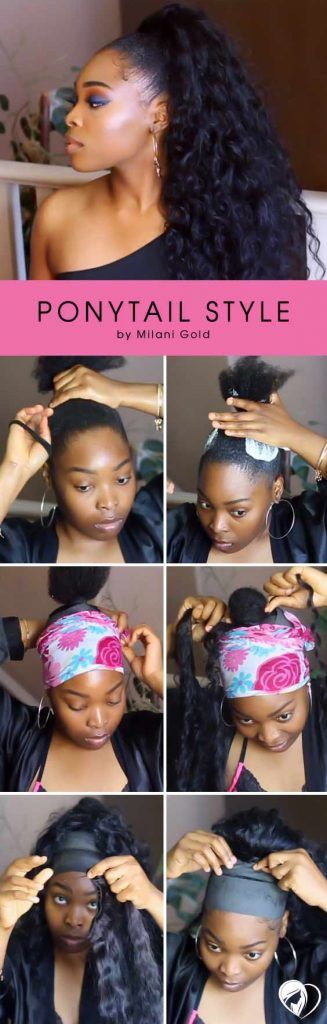 Ponytail Hairstyles #naturalhair #updo