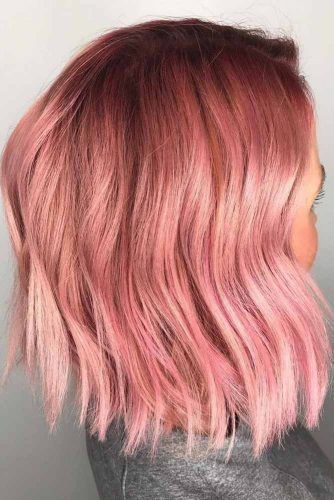 39 Rose Gold Hair Color Trends 