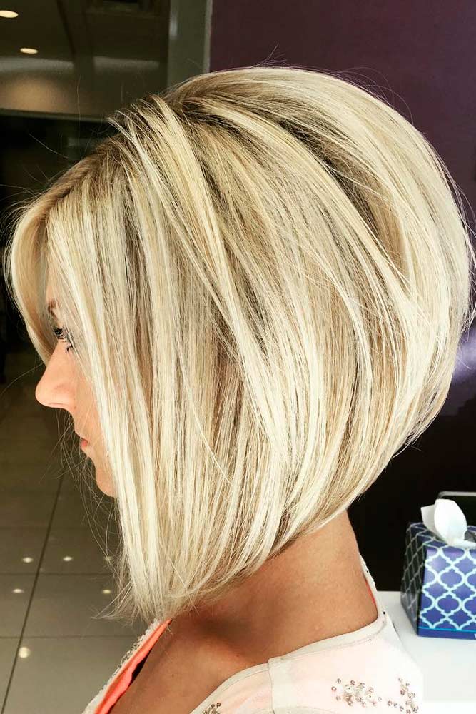 Stacked and Stylish Long Bob Haircut picture 1