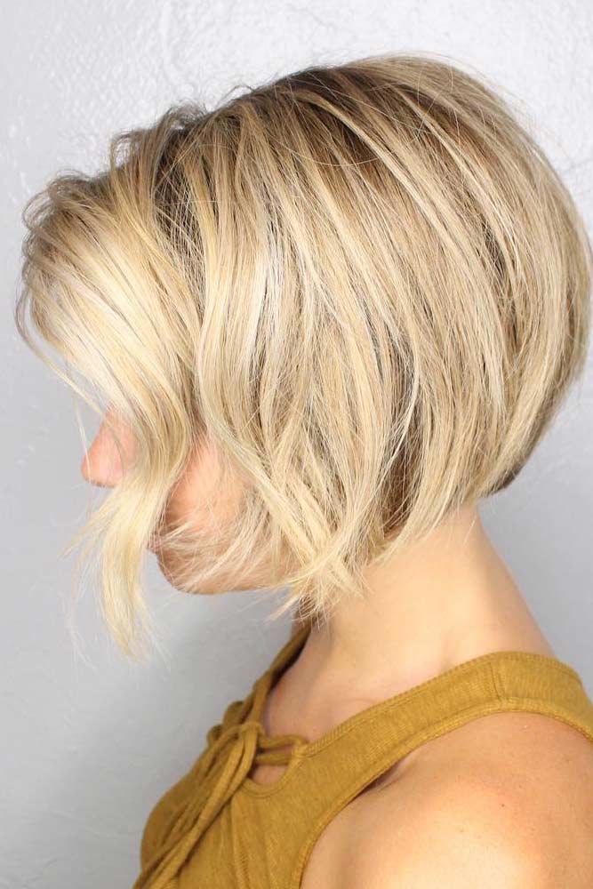 Blonde Stacked Bob Styles picture1