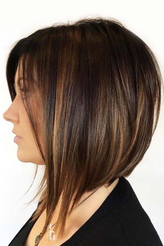 Layered Stacked Bob Haircut