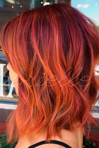 red hairstyles