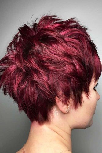 Duendecillo rojo de capas cortas #shorthair #redhair #haircolor