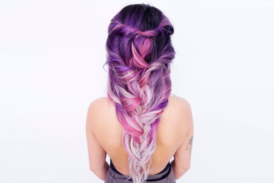 Glamorous Violet Hair Color Ideas