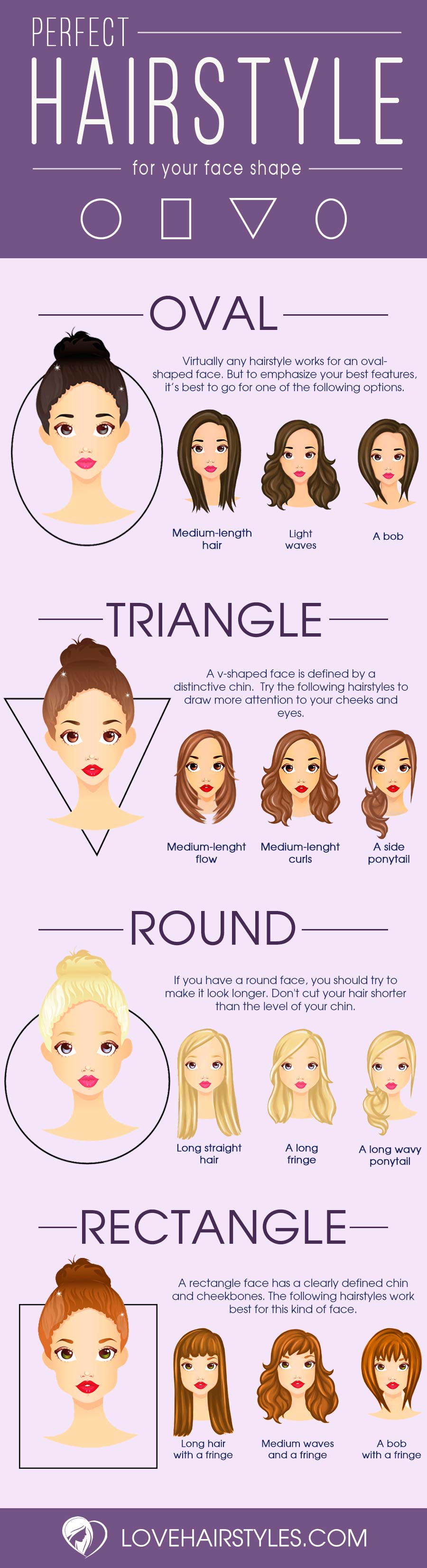 Perfect Hairstyle for Your Face Shape