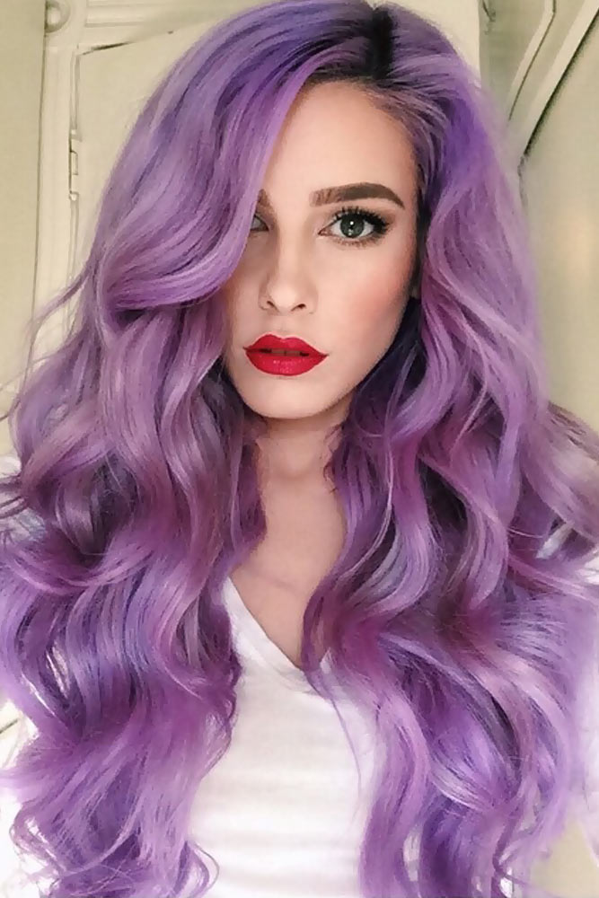 Violet Ombre Hair Color picture1
