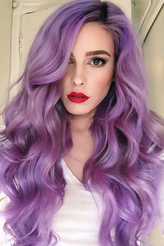 violet hair