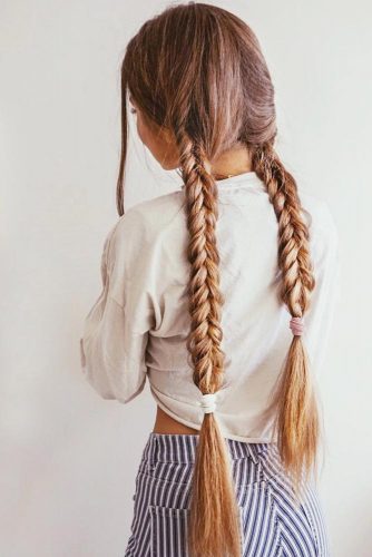 Double Braids Ideas Dutch #braids
