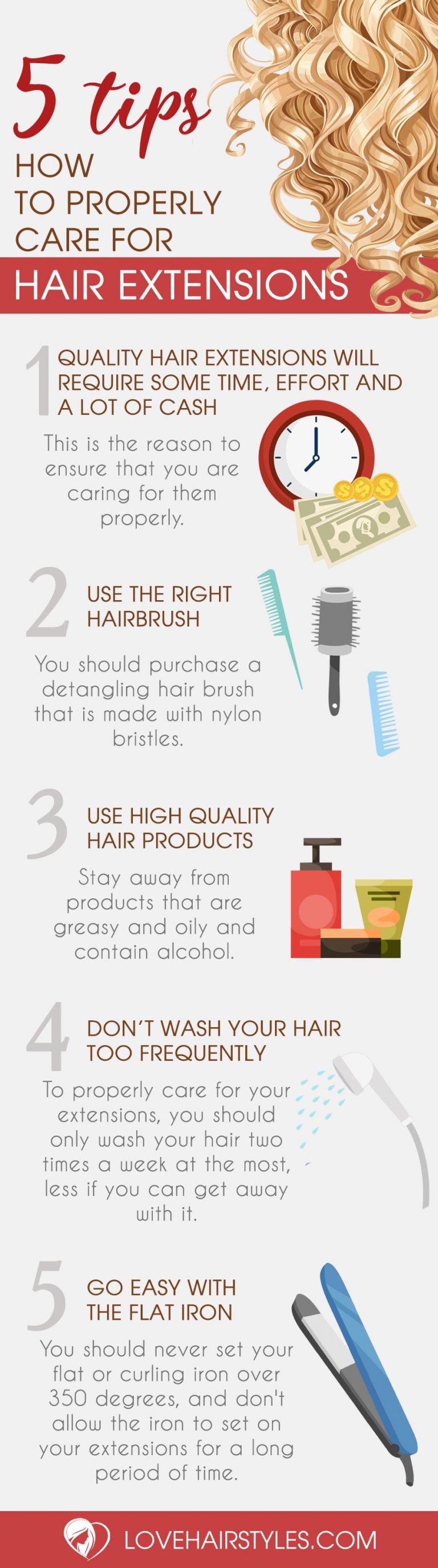 How To Care For Hair Extensions
