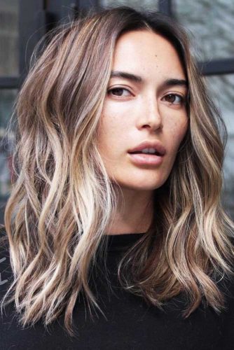 wavy hairstyles for shoulder length hair