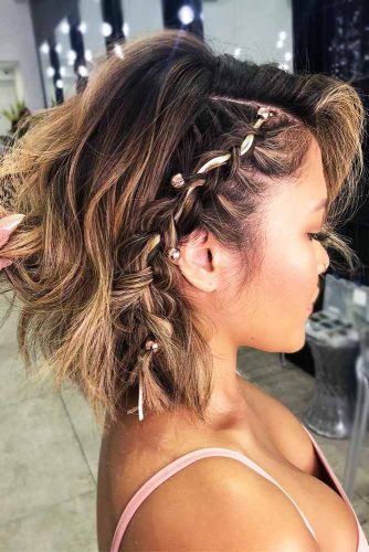 30 Cute Braided Hairstyles for Short Hair | LoveHairStyles.com