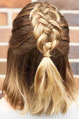 30 Cute Braided Hairstyles For Short Hair Lovehairstyles Com