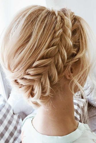 Cute braided hairstyles for short hair 