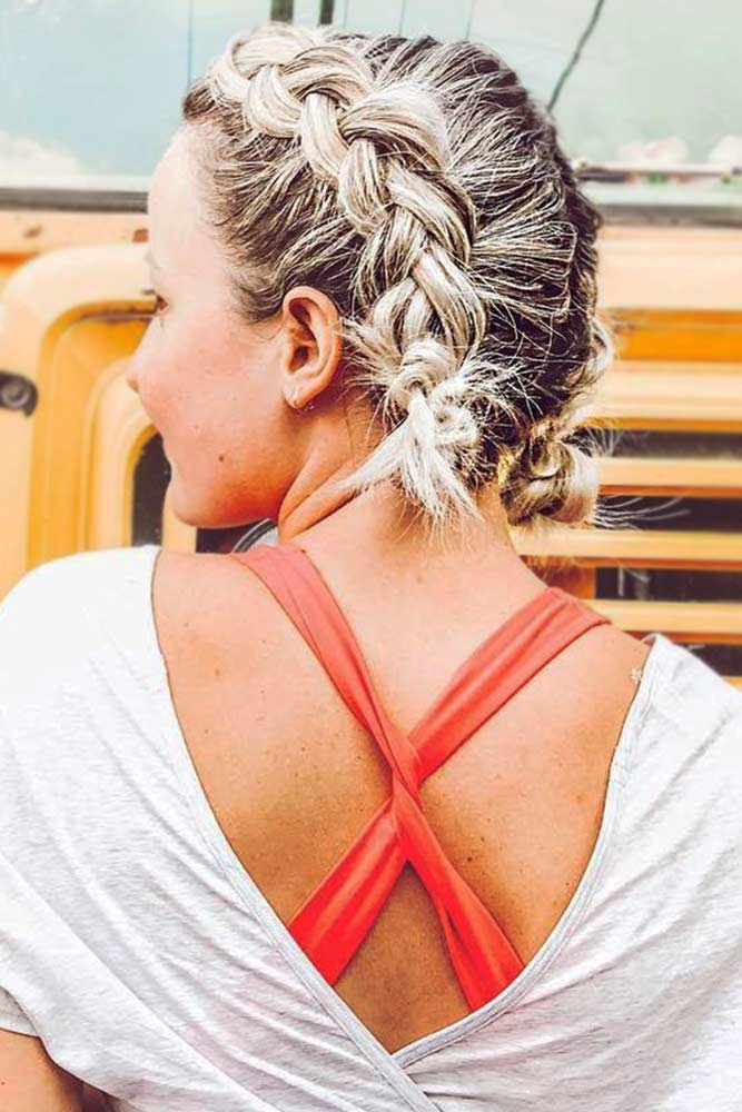 35 Cute Braided Hairstyles For Short Hair Lovehairstyles Com