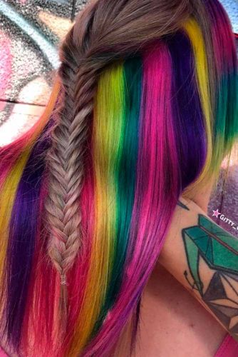 Beautiful Hidden Rainbow Hair picture3
