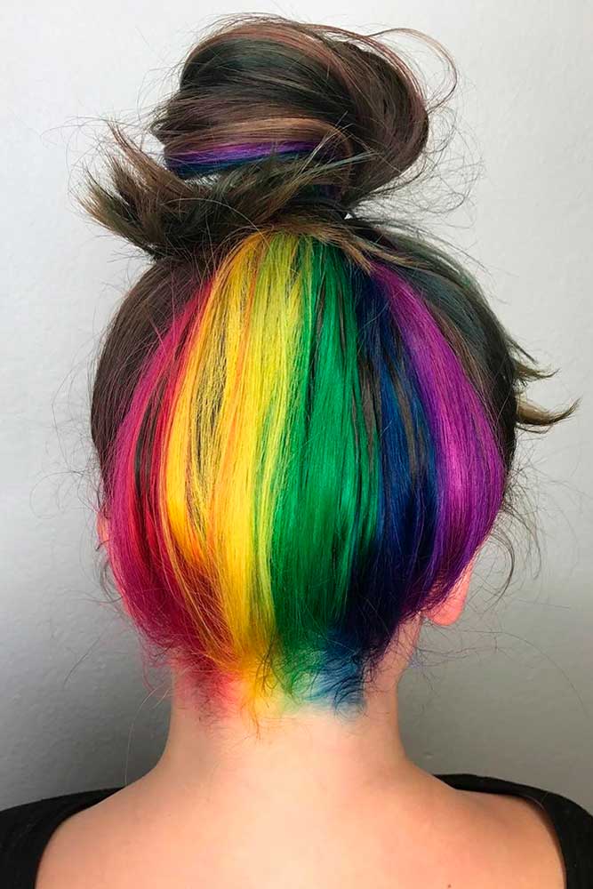 Cool Hidden Rainbow Hair picture2