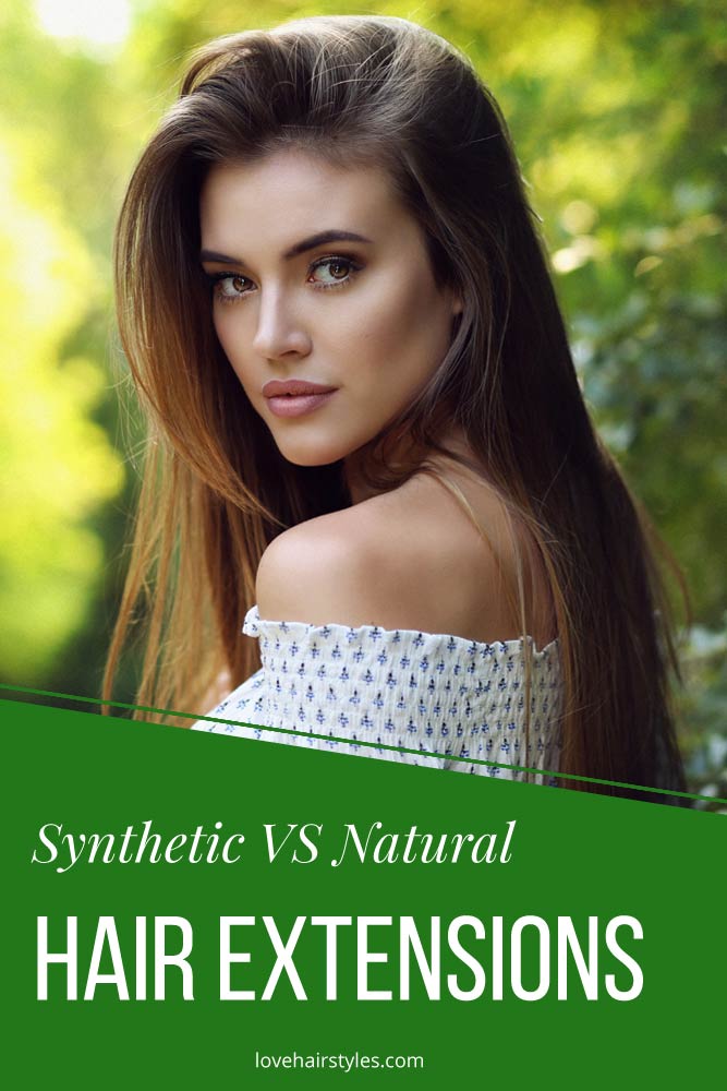 Synthetic vs Natural Hair Extensions #hairextensions