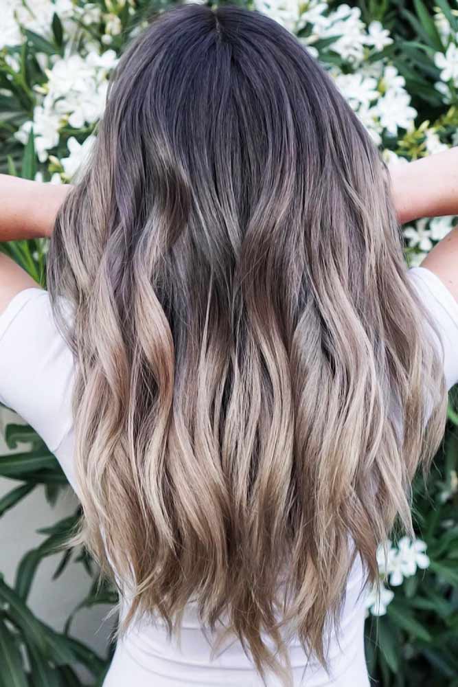 Balayage de cabelo loiro incrível #ombre