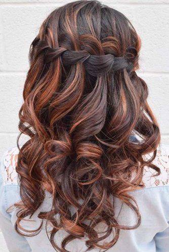 Super Gorgeous Look with Waterfall Braids picture 3