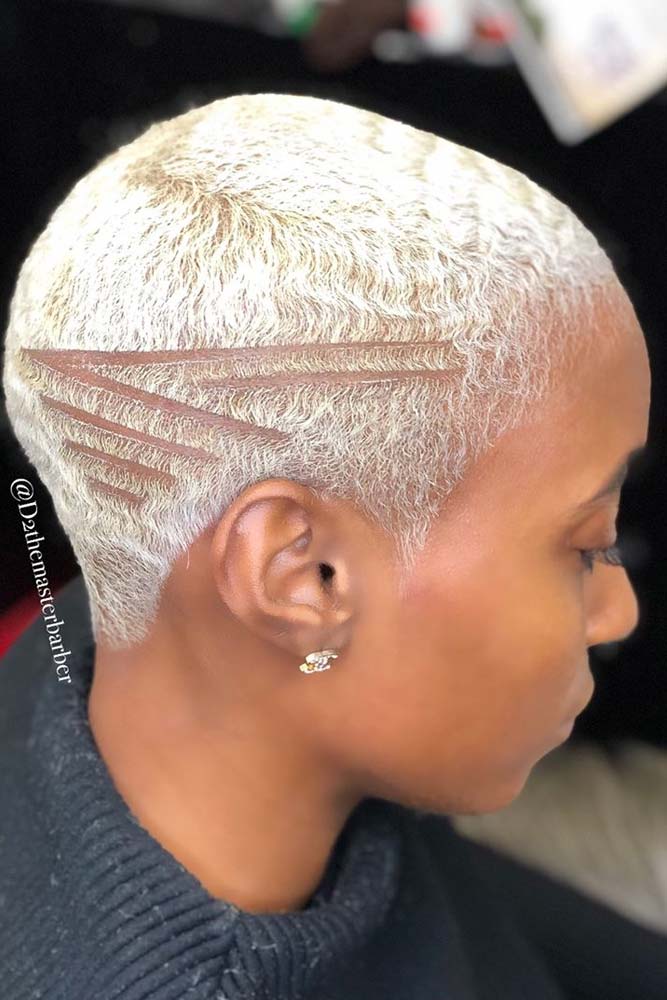 Blonde Buzz Cut #naturalhairstyles #shorthair #twahair