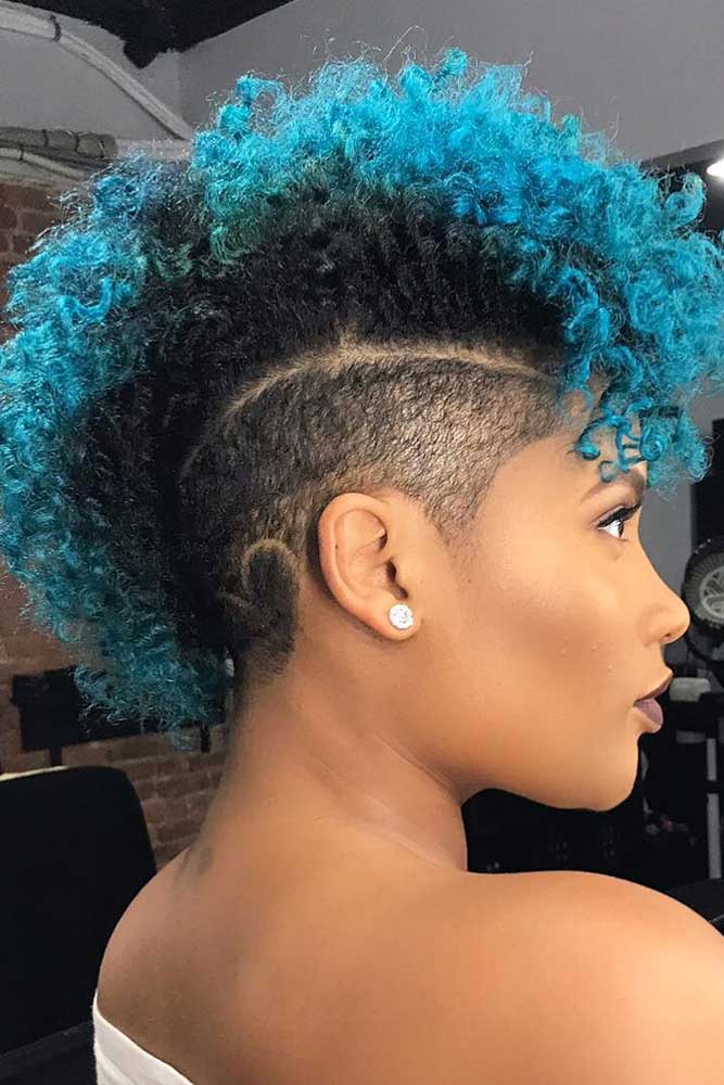 Faux Hawk #naturalhairstyles #shorthair #twahair