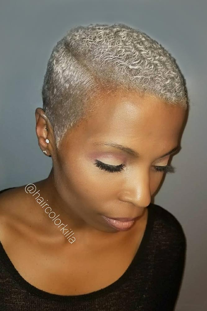 TWA With Side Part #naturalhairstyles #shorthair #twahair