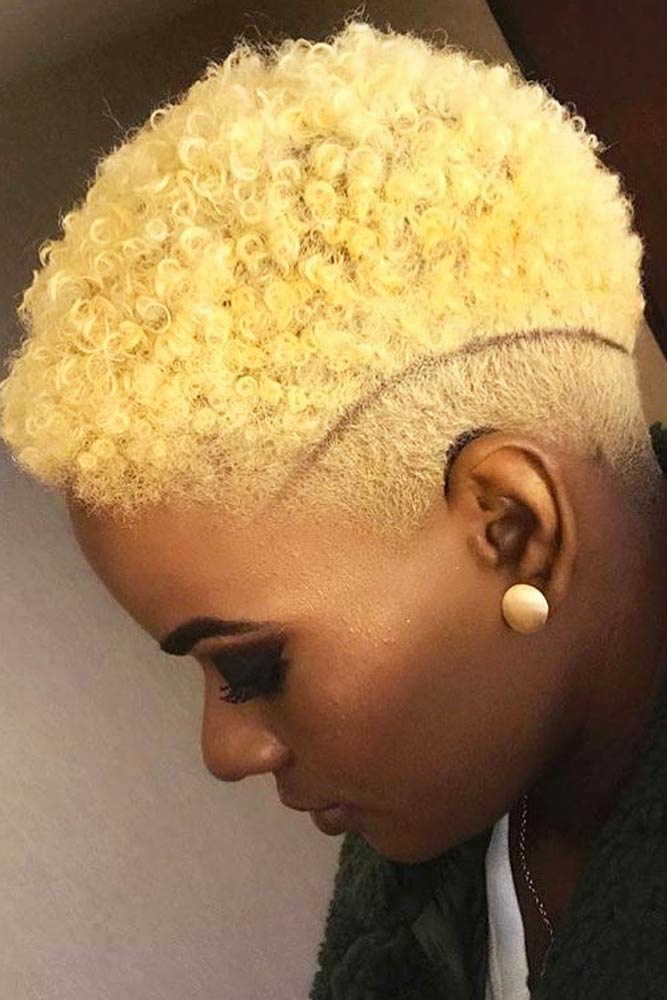 Honey Blonde TWA #naturalhairstyles #shorthair #twahair