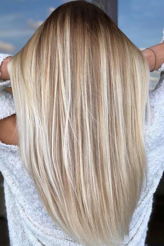 Platinum Blonde Highlights For Brown Hair