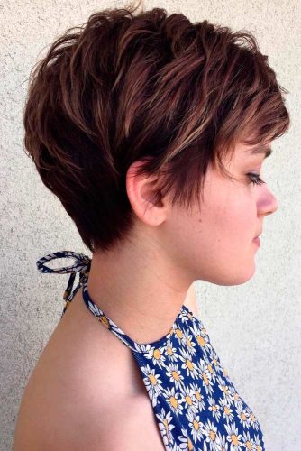 Short Layered Hair Updos