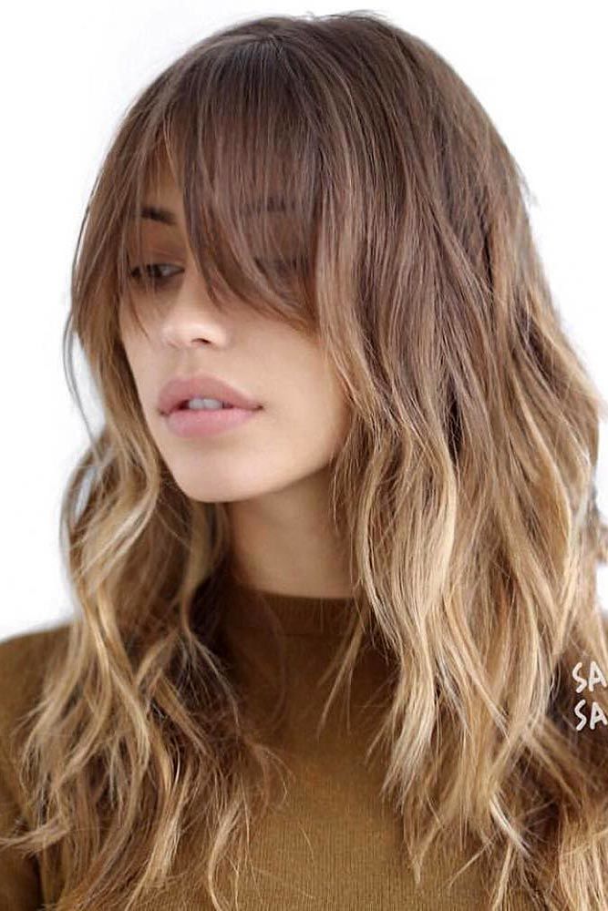 Long Hair With Bangs Styling Ideas Lovehairstyles Com