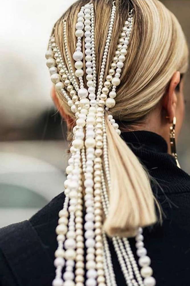 Hair Accessories With Pearls #hairaccessories