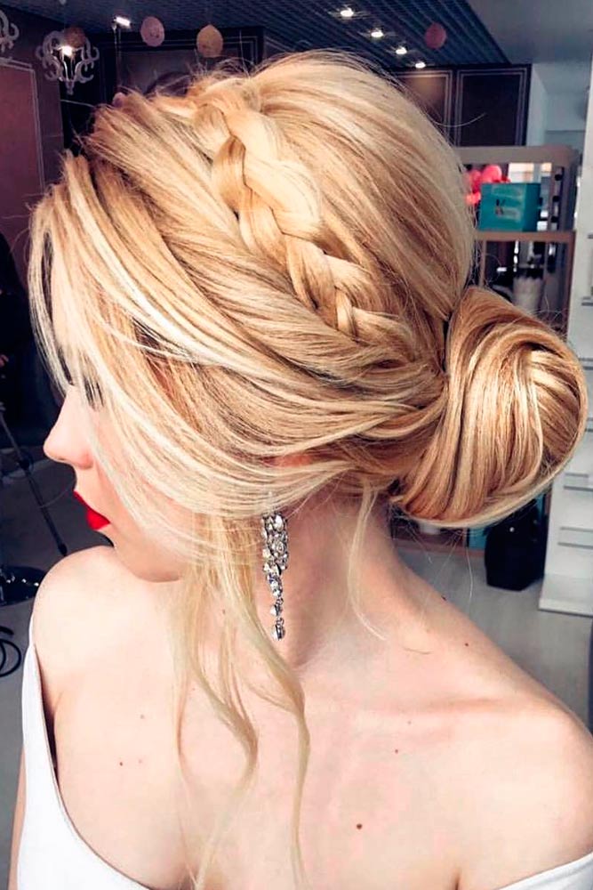 Braided Bridesmaids Updos For Long Hair