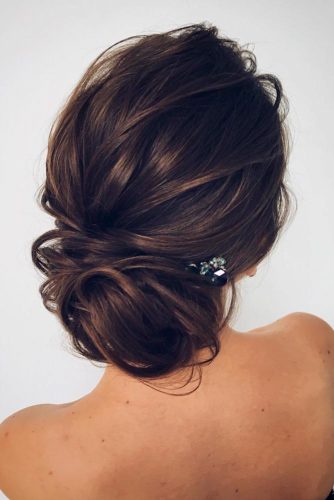 Lovely Bridesmaid Hairstyles with Bun picture 3