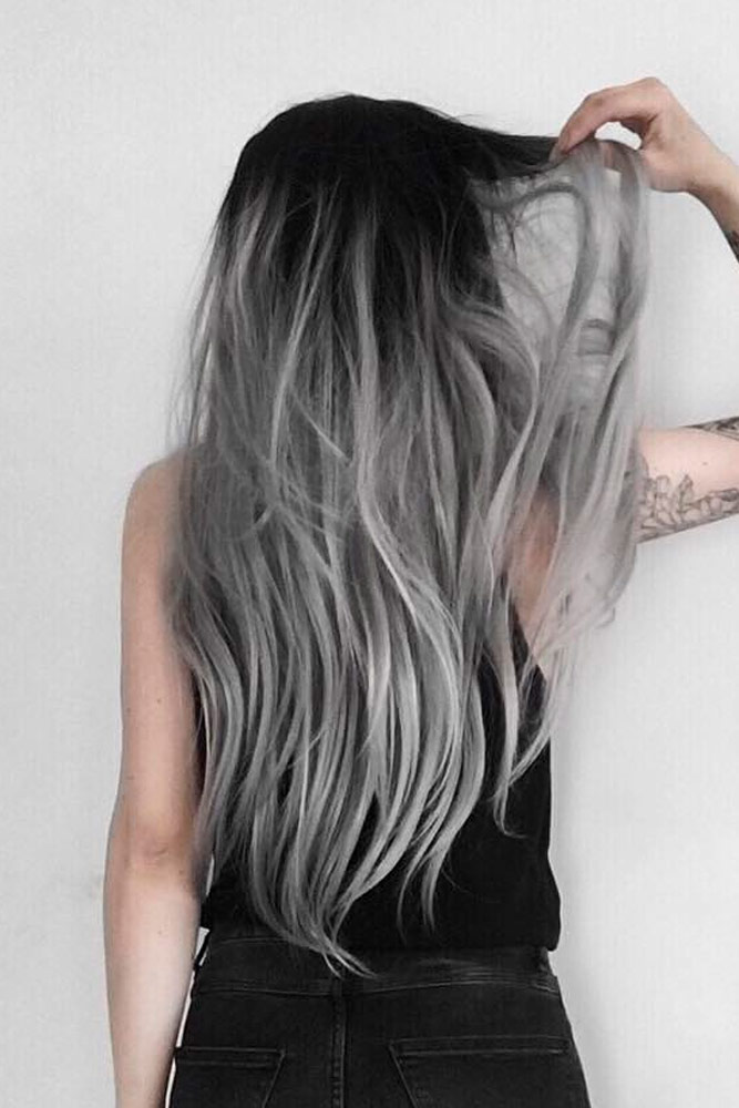 15 Try Grey Ombre Hair This Season Grey Ombre Hair Hair Styles Grey 9418