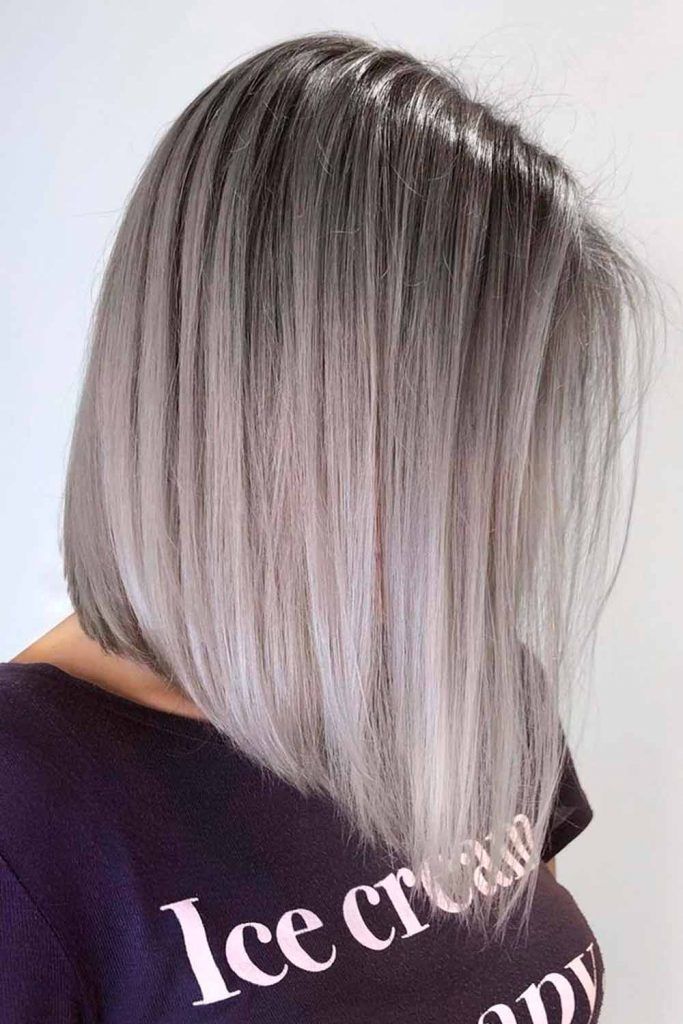 Silver Blonde Ombre Hair