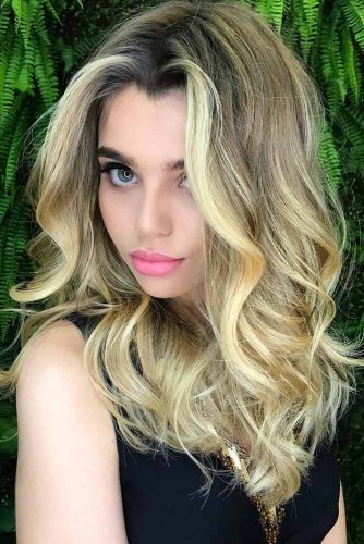 Middle Part Style