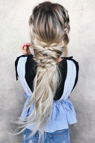 Mermaid Braid Hairstyles For Prom picture1