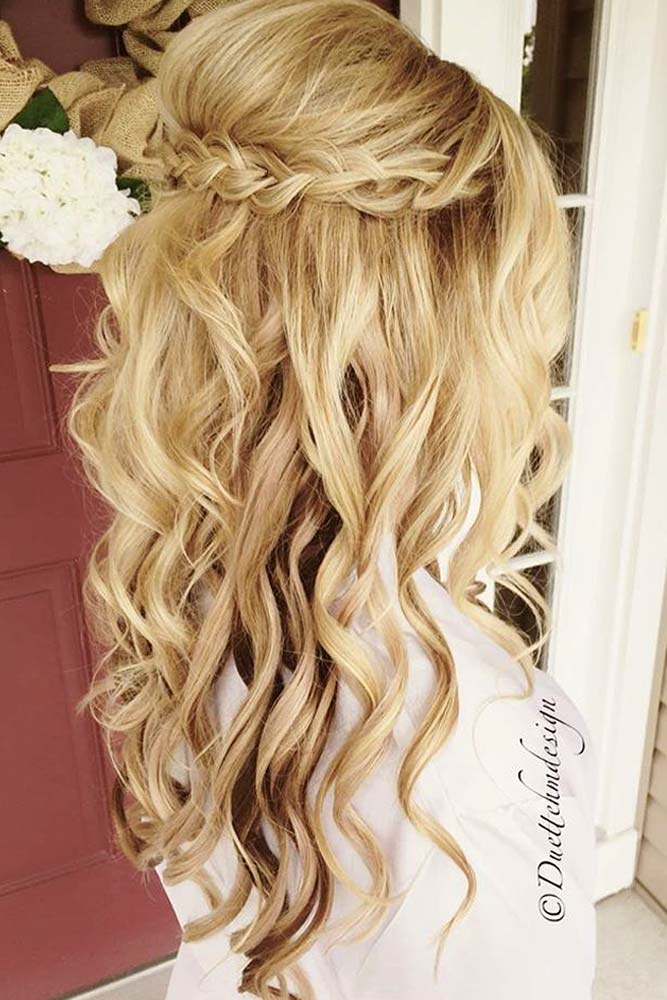 Braided Half Up Half Down Prom Hairstyles picture1