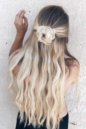 Prom Hairstyles For Long Hair Half Up Half Down