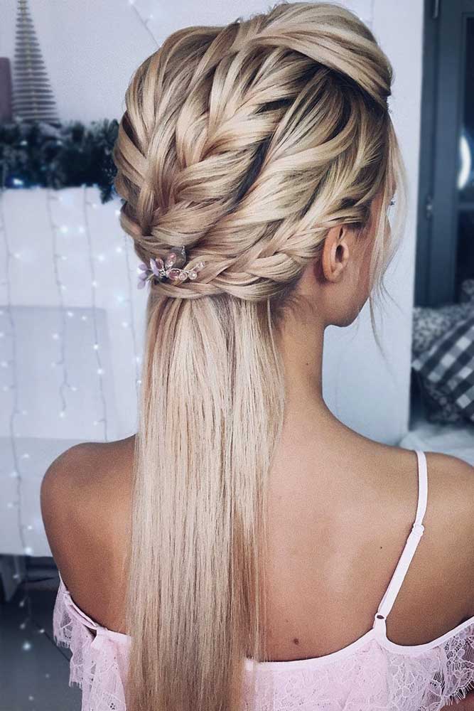 Try 38 Half Up Half Down Prom Hairstyles LoveHairStyles