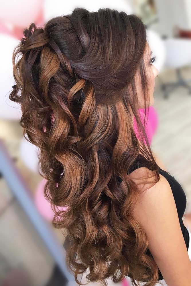 Try 38 Half Up Half Down Prom Hairstyles LoveHairStyles