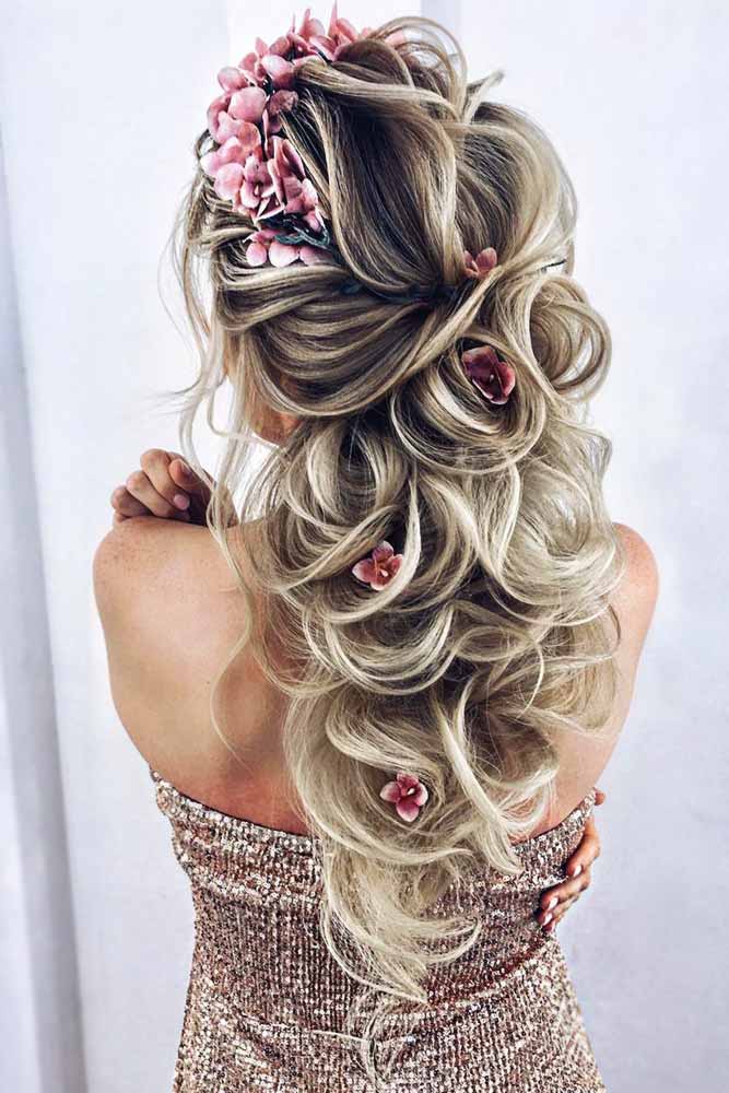 Try 38 Half Up Half Down Prom Hairstyles LoveHairStyles