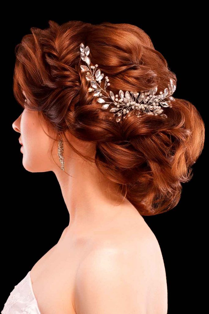 Headpiece Jewelry For Bun Updos