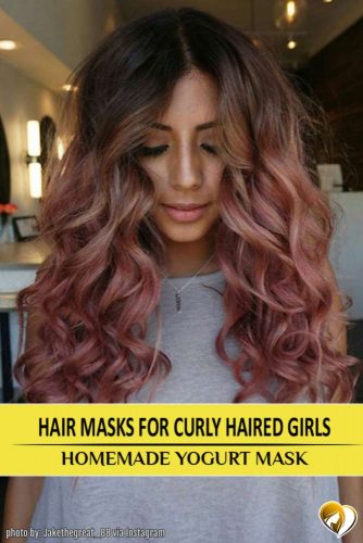 Yogurt mask for Curly Hair