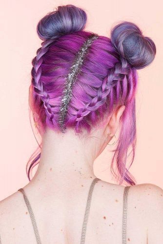 Fantastic Ombre Purple Hair picture 1