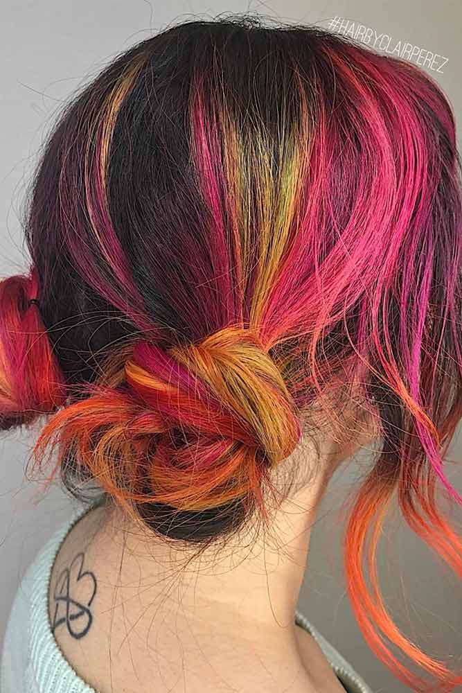 Color Game on Short Updos picture 2
