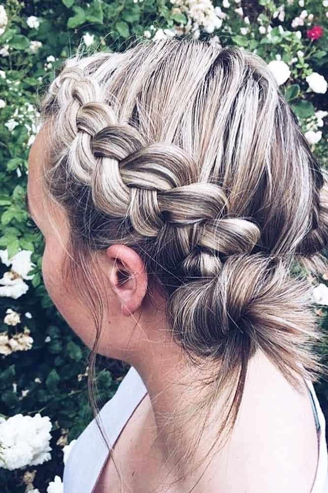 Magic Ways To Braid Your Short Hair #updo #shorthair #hairstyles