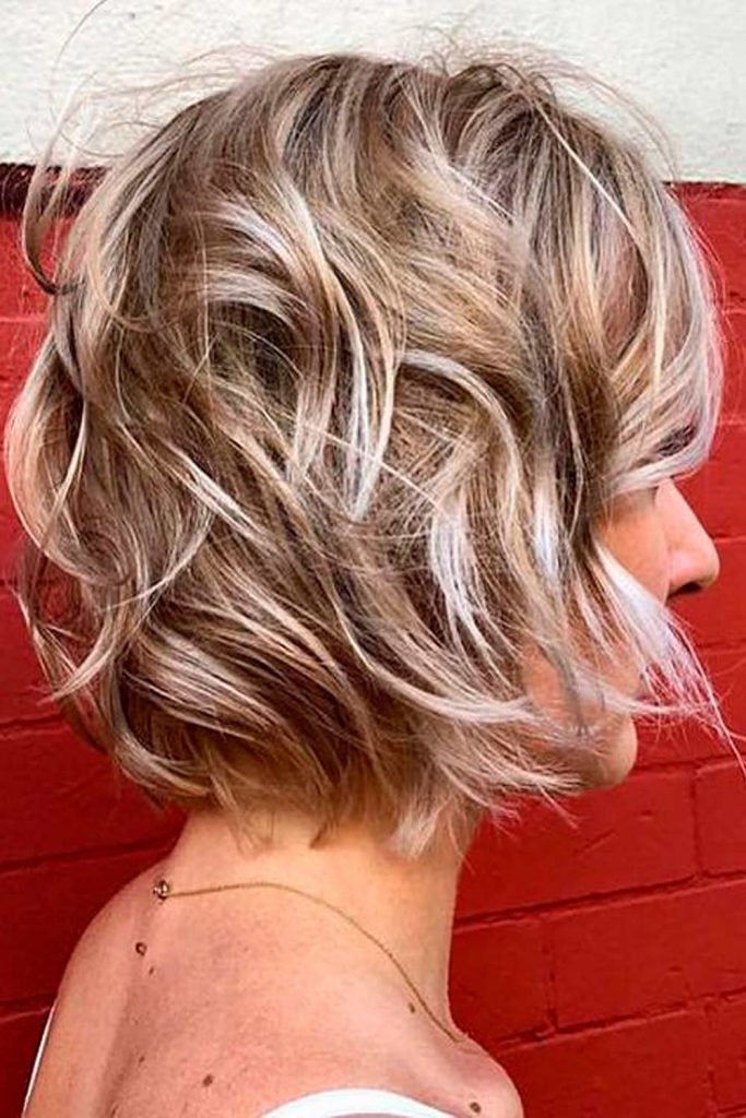 Messy Layered Short Bob